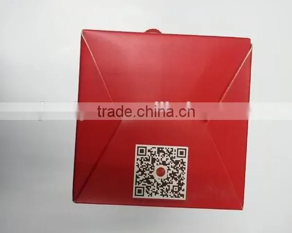 2016Customized Wholesale Elegant Hand Made Wine Paper Box for 2 Bottles photo-5