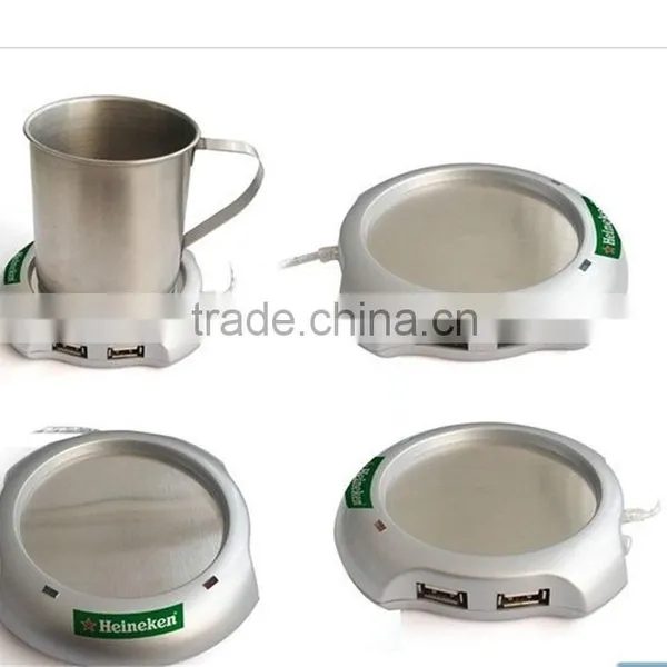 USB Cup Warmer Mug Heater With Usb Hub for Computer photo-3