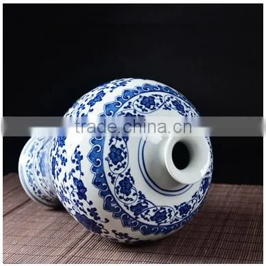 Jingdezhen China Antique Blue and White Custom Made Flower Vase for Wholesale Supplier's Choice photo-2