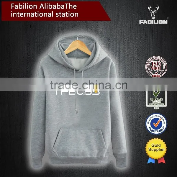 New Men Leisure Popular Fleece Teenagers Jacket for Blank Hoodie Sweatshirts photo-4