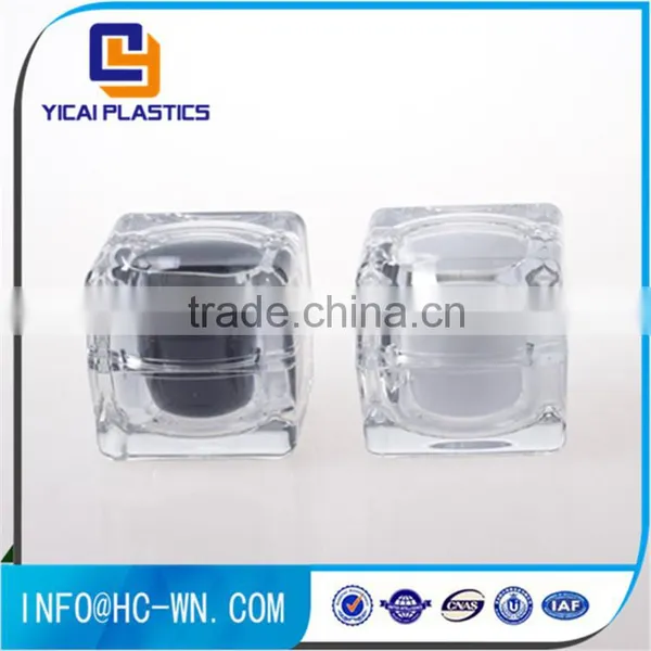 Colorful Biodegradable Silk Screen Printing Luxury Acrylic Cosmetic Jar, Arcylic Jar photo-3
