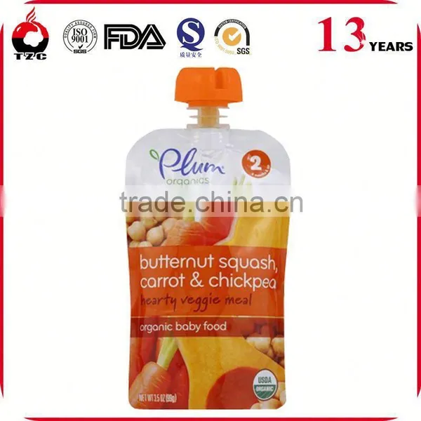 Manufacturer Good Barrier Carrots Organic Juice Baby Food Food Pouch