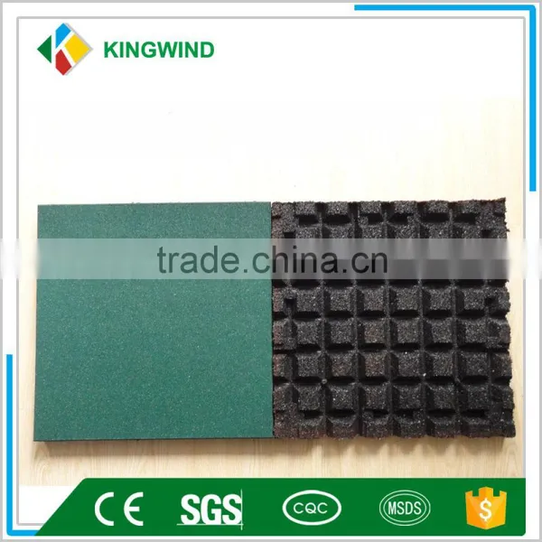 Gym Rubber Flooring/15mm-50mm Rubber Flooring Tile/rubber Floor Mat photo-2