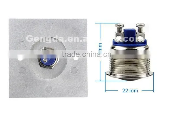 ACCESS CONTROL 12V DOOR OPEN ALUMINUM ALLOY SWITCH photo-4