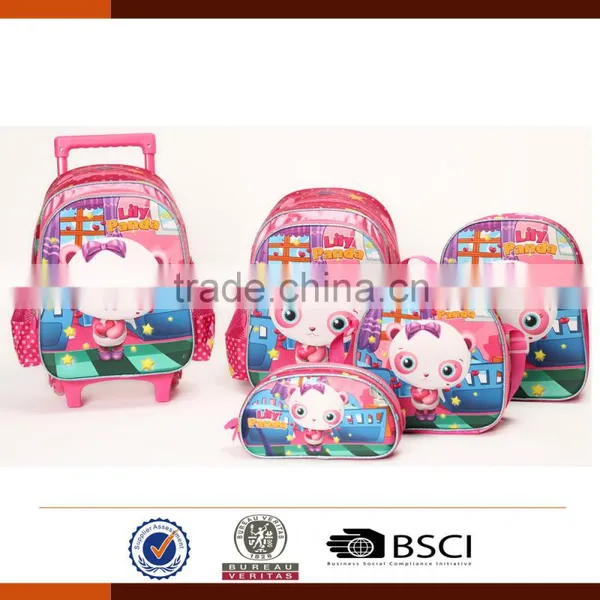 Cute Kids School Bags Set for Girls photo-2