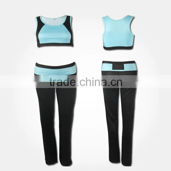 Cheap Wholesale Yoga Sports Women Sexy Nude Bra and Yoga Tights