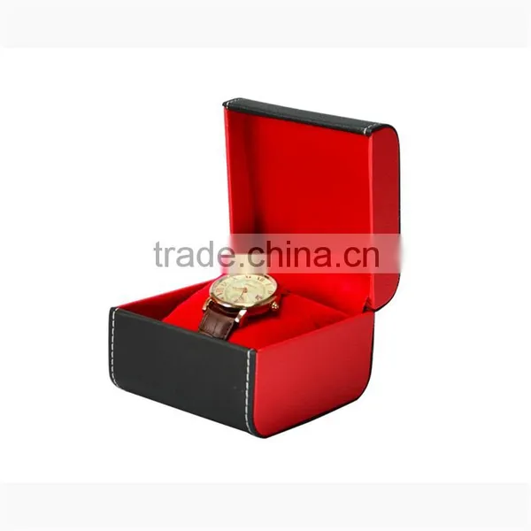 Luxury PU Leather Sponge Pillow Watch Gift Wrap Box photo-4