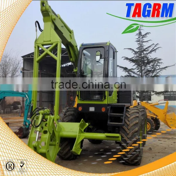 New Type Sugarcane Loading Machinery/4 Wheels High Efficient Sugar Cane Loader in China photo-3