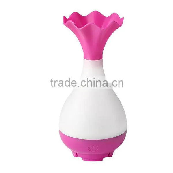 5 Color Decorative Ultrasonic Home Aroma Humidifier Air Diffuser Purifier Atomizer Essential Oil Diffuser Mist Maker Fogger photo-2