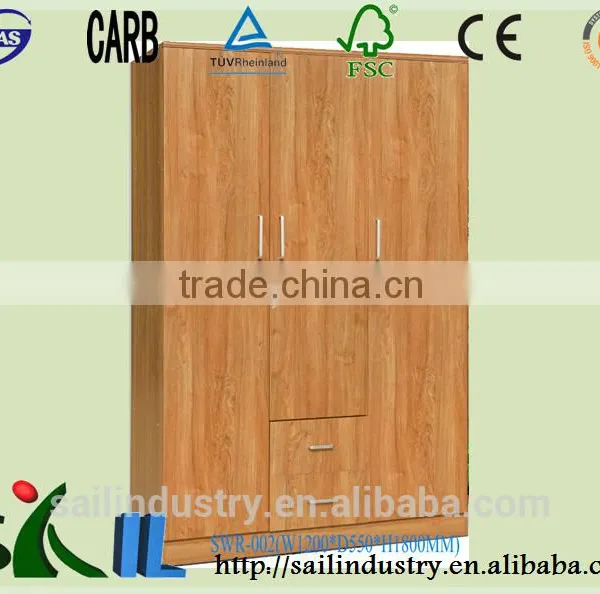 Melamine Board Wooden Wardrobe photo-3