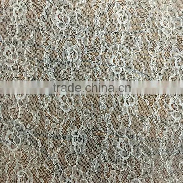 Soft Hand Feel Jaquard Knitting Lace Fabric for Fashinable Dresses TH-8830 photo-5