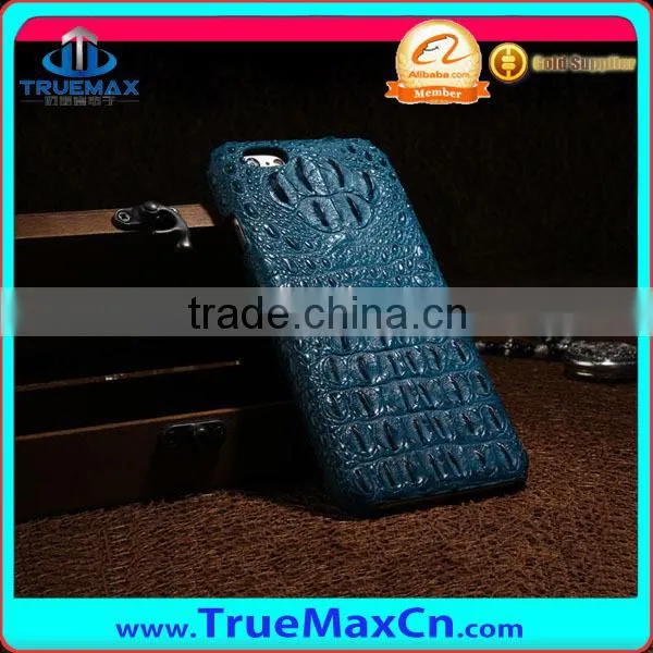 Excellent Crocodile Grain Leather Case For Iphone6 4.7 Mobile Phone Case in Stock ,Cow Leather Case for IPhone6 6+ photo-4