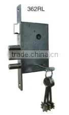 East Europe Leaf Keys Mortise Lock Body