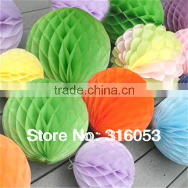 Colorful Party Honeycomb Christmas Paper Decorations photo-2
