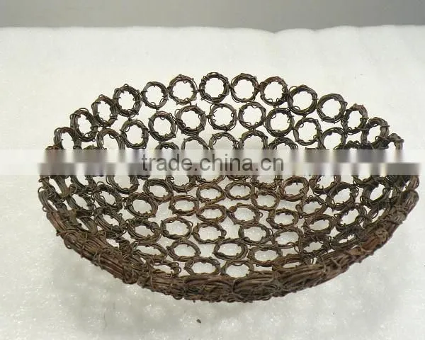 Decorative Iron Bowl Wire Bowl, Metal Bowl