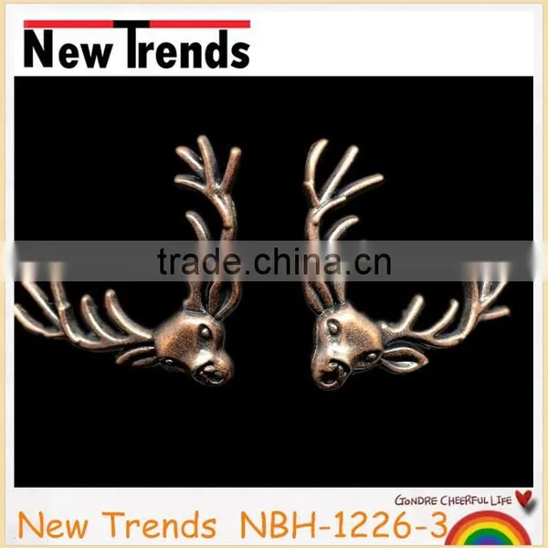 New Styles Deer Brooch Lapel Pin for Men Multi Color photo-3
