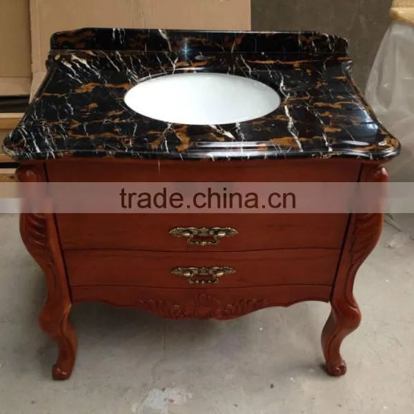 Marble Countertop Antique Bathroom Vanities 6625 photo-3