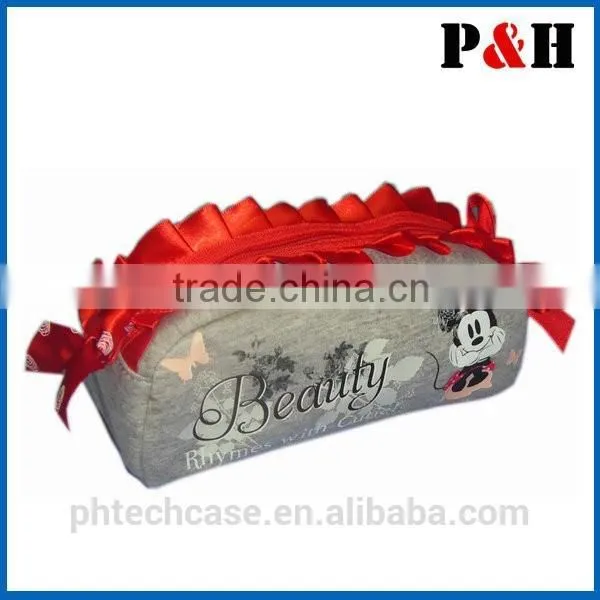 Hot Mini Makeup Bags Korea Beauty Case Brush Bag PU Cosmetic Bag photo-4