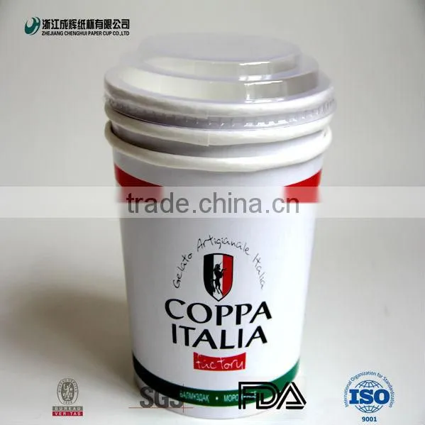 Hight Qualtity Disposable Ice Cream Paper Cup According Custom Printed photo-3