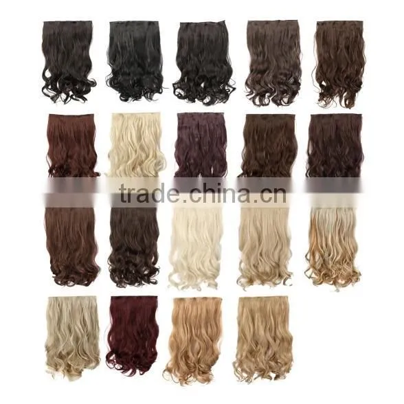 Show 2016 New Arrival Top Quality Virgin Curly Raw Peruvian Clip in Hair Extensions photo-3
