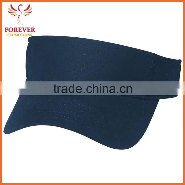 2016 New Design Visor Cap Cotton Mesh Sides Closure With Elastic Pull Tag Visor photo-4