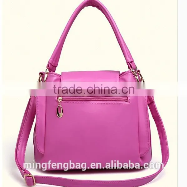 2015 New Fashionable Tote and Single Shoulder Leisure PU Lady Women Bag photo-2