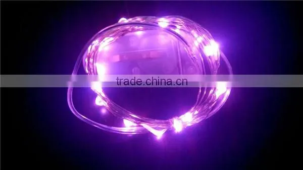 Button Battery Operated Copper String Led Christmas Lighting photo-2