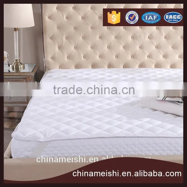 100% Polyester Terry Loop Waterproof Mattress Pad&mattress Protector for Hotel /home