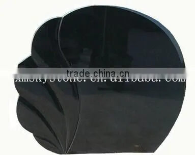 European Style Cheap Indian Black Granite Monument photo-2