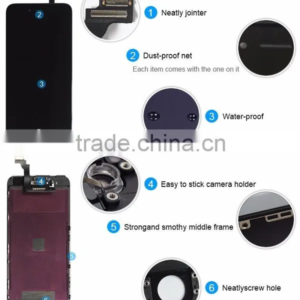 For Iphone 6plus Lcd Display With Digitizer Touch Panel Screen Assembly Replacement
