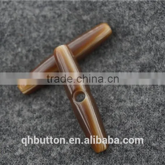 RESIN ONE HOLE CAFE TOGGLE BUTTON FOR GARMENT ACCESSORIES photo-2