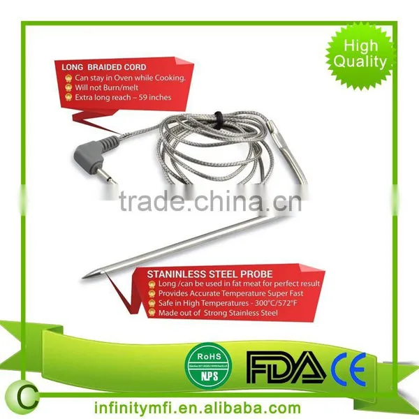 Best Selling Digital Thermometer for Oven Digital Lcd Display Probe Food Thermometer Timer Cooking Kitchen BBQ Meat photo-4
