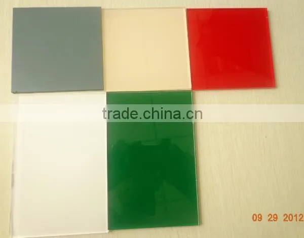 China Factory Supplied 4mm Painted Glass With ISO Certificate photo-6