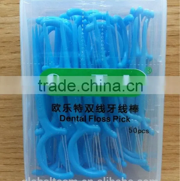 UHWMPE Dental Floss Pick With Two-Line 50 Picks photo-6