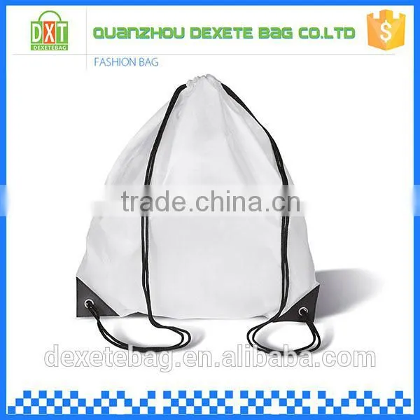 Custom Big Capacity Polyester Colorful Cute Drawstring Backpack Bag photo-3