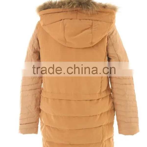 Female Warmer Winter Fake Fur Hood Restoring Ancient Ways in the Long Down Jacket photo-2