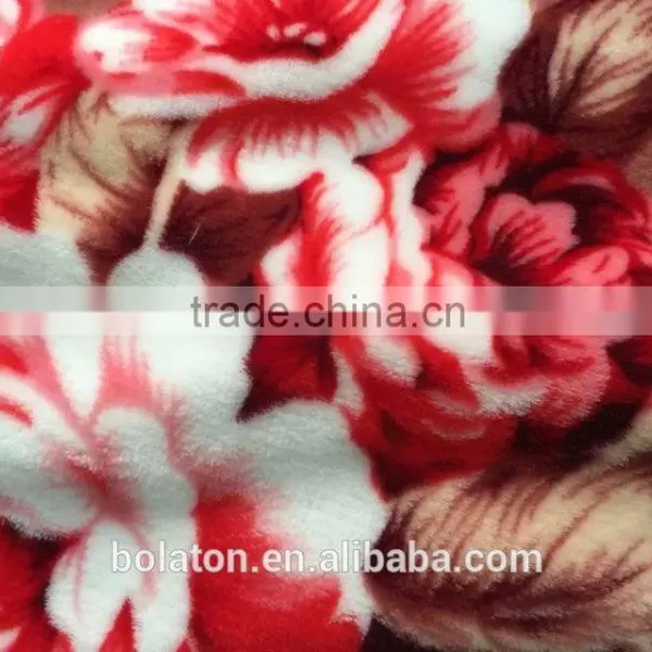 Decorativered Ribbon Flowers Flannel Velvet for Middle East Dress photo-3