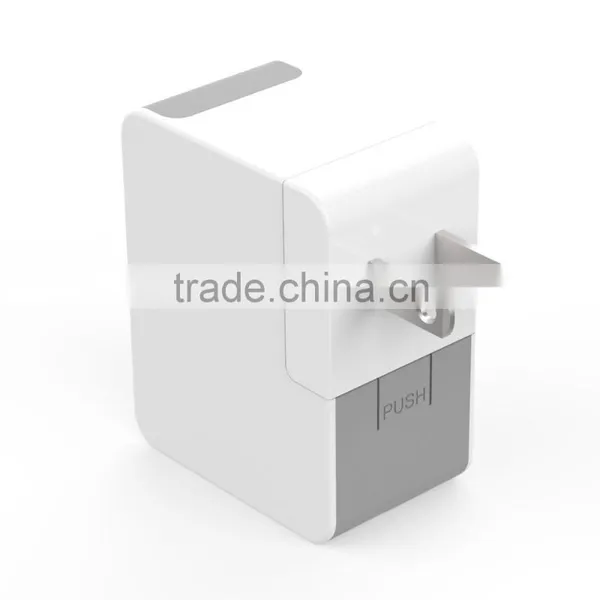Usb Auto Charger Universal Adaptor Plug Adaptor 2 Port Usb Wall Charger photo-2