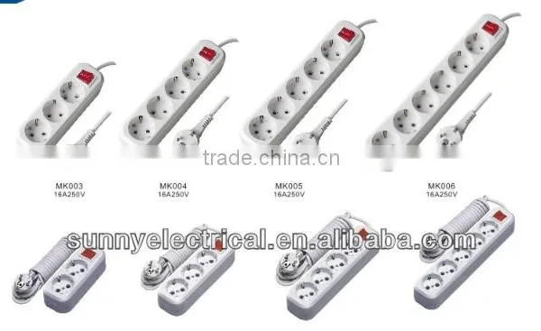 Classic Desgin Multi Electric Extension Sockets,EU Extension Socket,Power Electric Socket photo-4