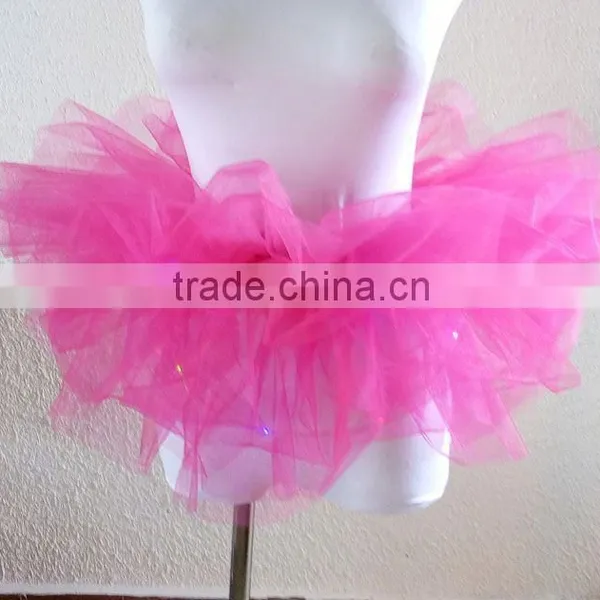 Pink More Layers Led Tutu Skirt