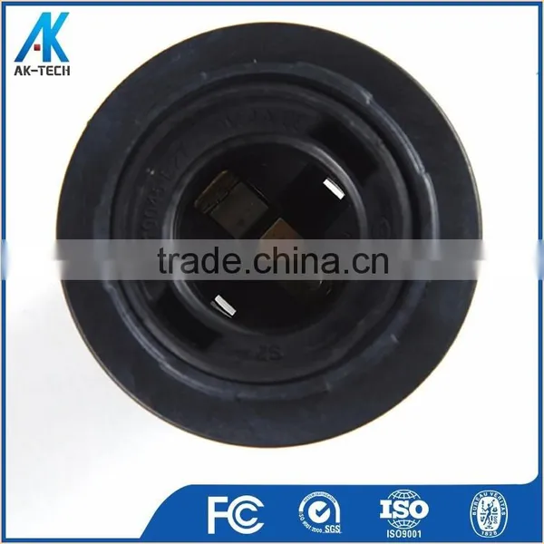 E27 Plastic Lamp Bulb Holder , Black White Screw Lamp Socket photo-2