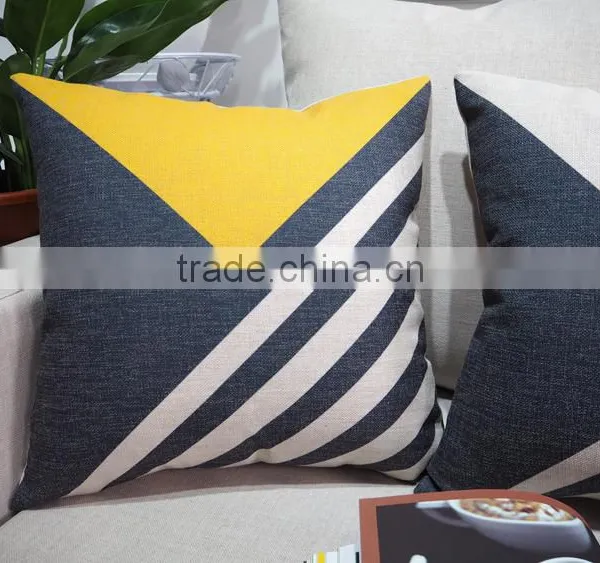 Geometric Patterned Printed Pillow Case Home Decorative Hotel Bed Pillow Covers photo-3