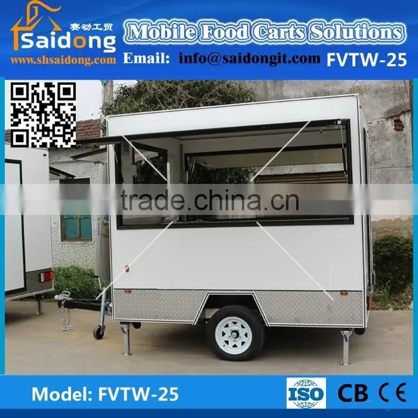 2016 Newly Shanghai Newstyle!!!Fibreglass Food Cart for Food Mobile Cart photo-4
