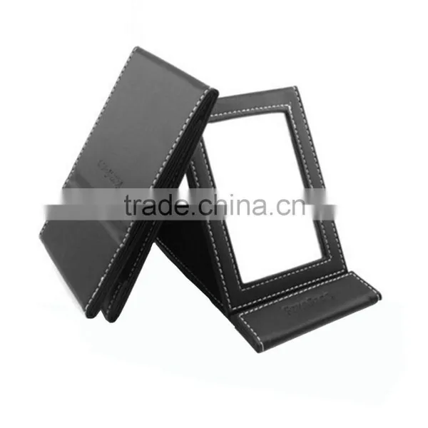 Promotional Leather Protable Makeup Mirror photo-4