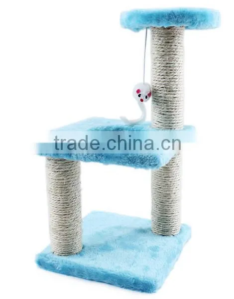Aimigou Sisal Mouse Cat Toys With Spring and Round Bottom photo-5