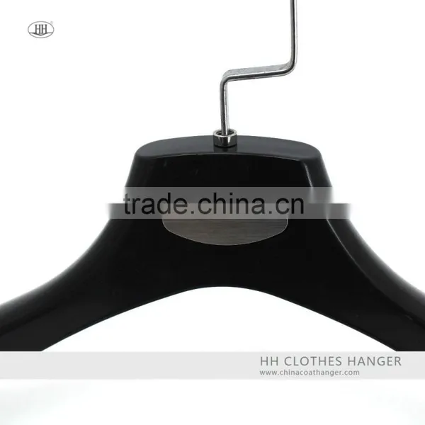 Plastic Coat Suit Hanger With Logo Printing and Squre Hook for Garment photo-4