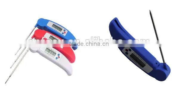 LCD Digital Probe Thermometer / BBQ Barbecue Meat Baking Thermometer / Folding Probe Thermometer photo-4