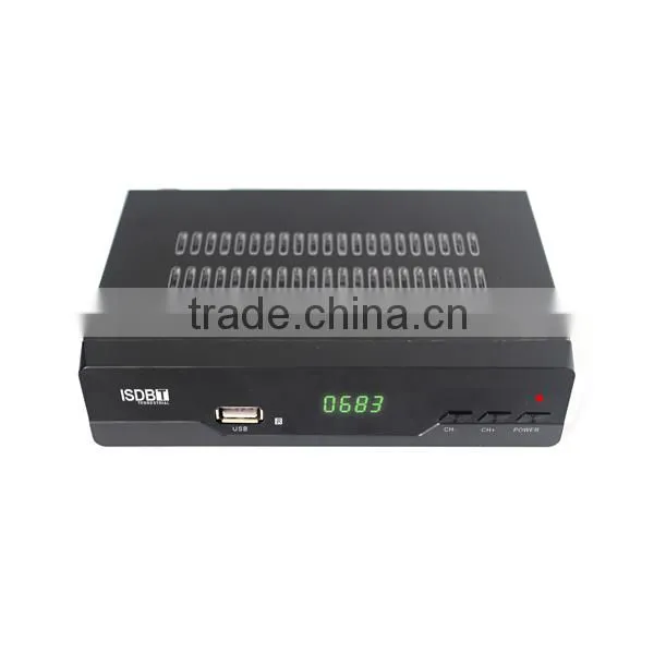 MINI HD 1080P Isdb-t Receiver, Digital tv Set Top Box Isdb-t With MPEG-2/MPEG-4 Decoding for South America photo-2