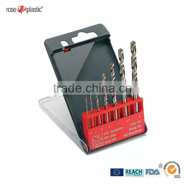 Visible Hard Plastic Packaging Box for HSS Masonry Hammer and Wood Drills FA Cassette photo-3