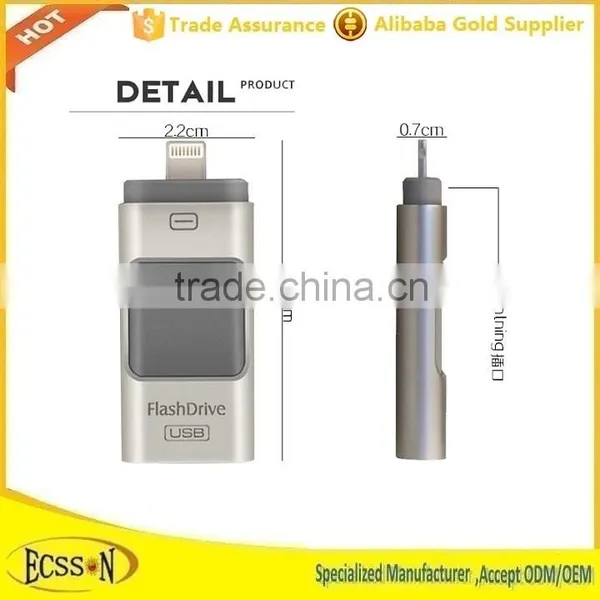 16GB 32GB 64GB OTG Cheap Mini Usb Flash Drive for IPhone IPod IPad ITouch USB OTG photo-6